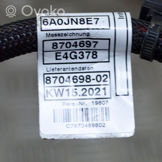 BMW 3 G20 G21 Câble de batterie positif 8704697