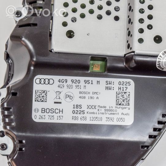 Audi A6 Allroad C6 Compteur de vitesse tableau de bord 1030052175