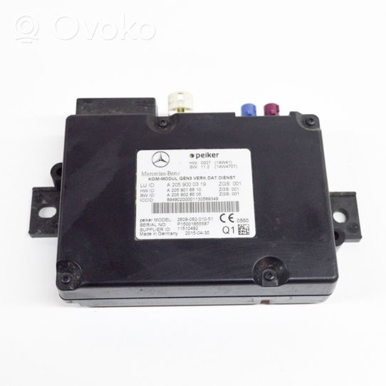 Mercedes-Benz E W212 Bluetooth modulis A2059028505