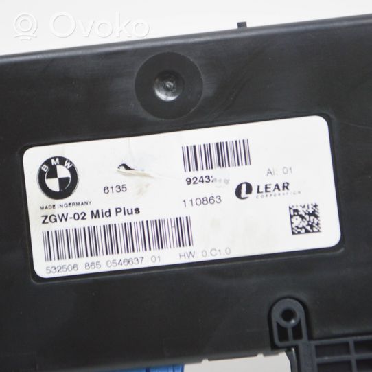 BMW 5 F10 F11 Moduł sterowania Gateway 9243213