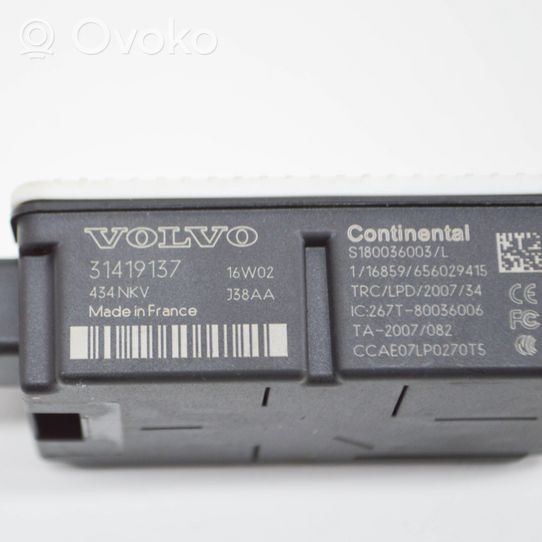 Volvo XC60 Avaimettoman käytön ohjainlaite/moduuli 31419137