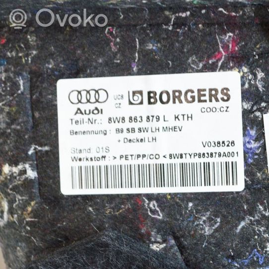 Audi A5 Dolny panel schowka koła zapasowego 8W8863879L