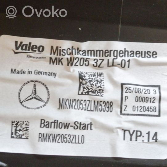 Mercedes-Benz EQC Sisälämmityksen ilmastoinnin korin kokoonpano A2058309304