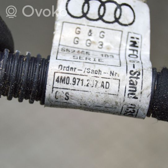 Audi Q7 4M Negative earth cable (battery) 4M0971237AD