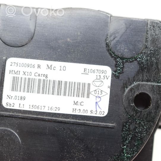 Renault Zoe Przełącznik / Włącznik nawiewu dmuchawy 275100906R