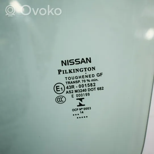 Nissan Qashqai Vetro del finestrino della portiera anteriore - quattro porte 43R001582