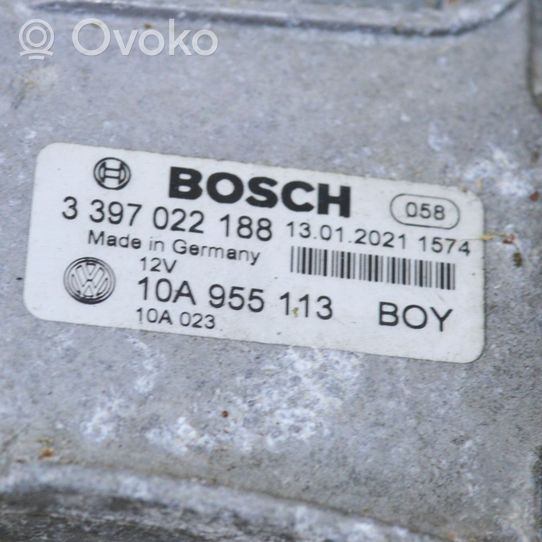 Volkswagen ID.3 Mechanizm i silniczek wycieraczek szyby przedniej / czołowej 10A955119