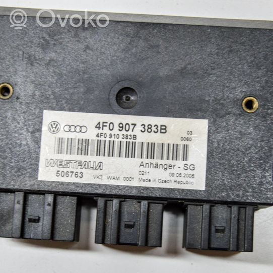 Audi A6 S6 C6 4F Centralina/modulo rimorchio barra di traino 4F0907383B