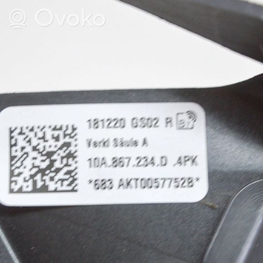 Volkswagen ID.3 Osłona słupka szyby przedniej / A 10A867234D