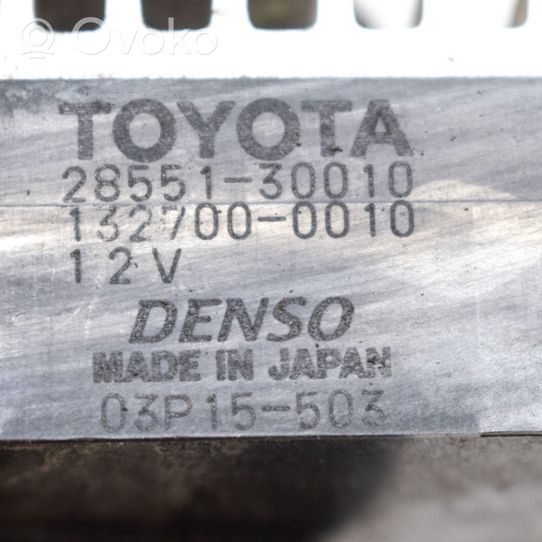 Toyota Hilux (AN10, AN20, AN30) Hehkutulpan esikuumennuksen rele 2855130010