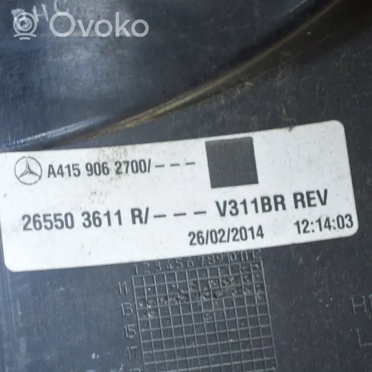 Mercedes-Benz Citan W415 Lampa tylna A4159062700