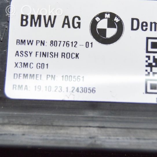 BMW X3 G01 Kynnysverhoilusarja (sisä) 8077612
