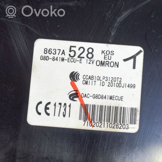 Mitsubishi ASX Beraktės sistemos KESSY (keyless) valdymo blokas/ modulis 8637A528