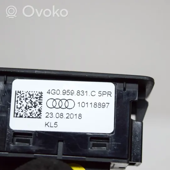 Audi A6 S6 C8 4K Takaluukun avauskytkimen painike/kytkin 4G0959831C