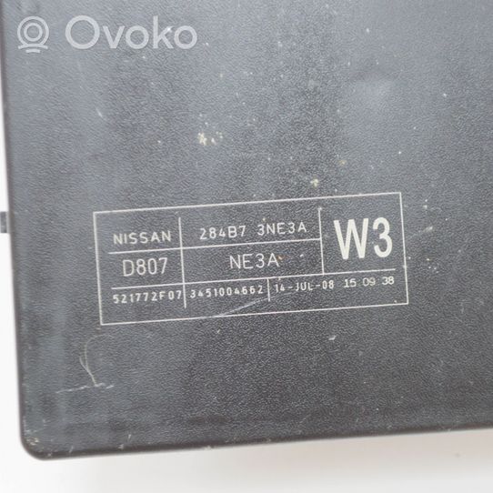 Nissan Leaf I (ZE0) Boîte à fusibles relais 284B73NE3A