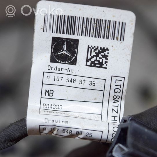 Mercedes-Benz GLE W167 Wiązka przewodów czujnika parkowania PDC A1675409735