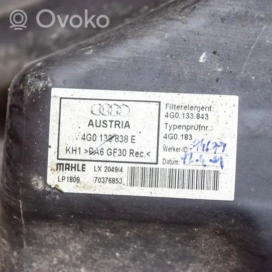 Audi A6 C7 Коробка воздушного фильтра 4G0133838E