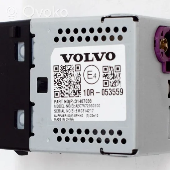 Volvo XC40 Connettore plug in USB 31407038