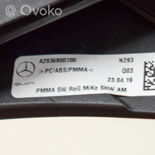 Mercedes-Benz EQC Muu keskikonsolin (tunnelimalli) elementti A2936803000