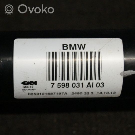 BMW X4 F26 Albero di trasmissione posteriore 7598031