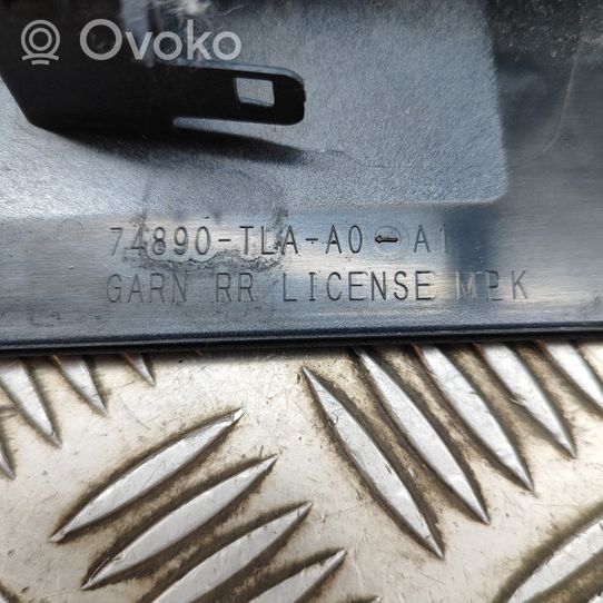 Honda CR-V Trunk door license plate light bar 74890TLAA0