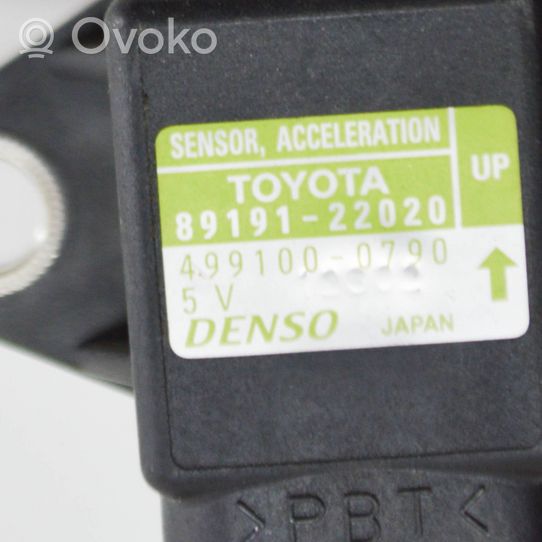 Toyota Land Cruiser (J150) Sensore di accelerazione 8919122020