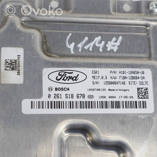 Ford Fiesta Moottorin ohjainlaite/moduuli H1B112S650UB
