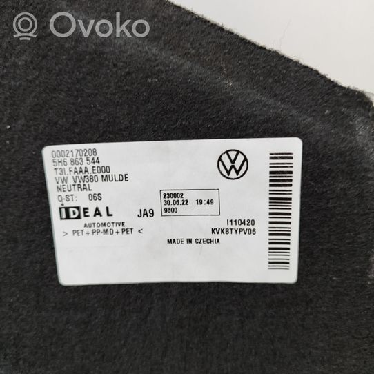 Volkswagen Golf VIII Tappeto di rivestimento del fondo del bagagliaio/baule 5H6863544