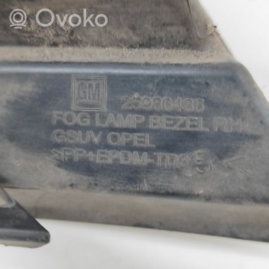 Opel Mokka X Części świateł przeciwmgielnych 25980486