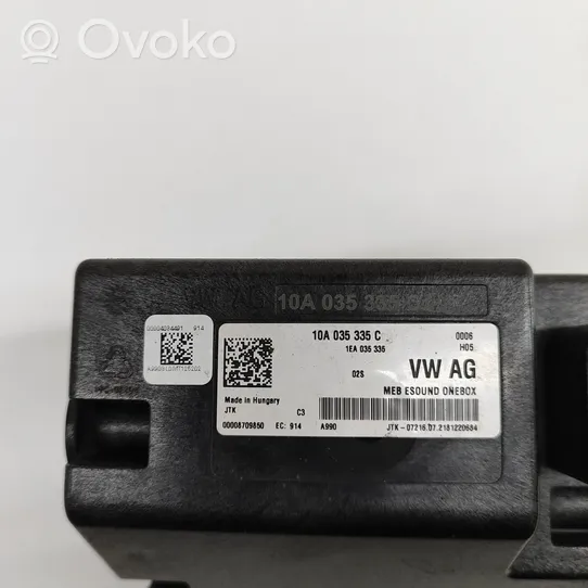 Volkswagen ID.3 Muut ohjainlaitteet/moduulit 10A035335C