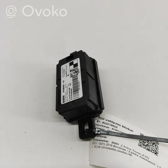 BMW 2 F45 Centrālās atslēgas vadības bloks 8706502