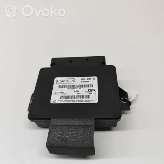 Volvo S60 Takajarrun EMF-ohjainlaite/moduuli 31341542