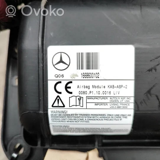 Mercedes-Benz GLE (W166 - C292) Airbag per le ginocchia A1668600102