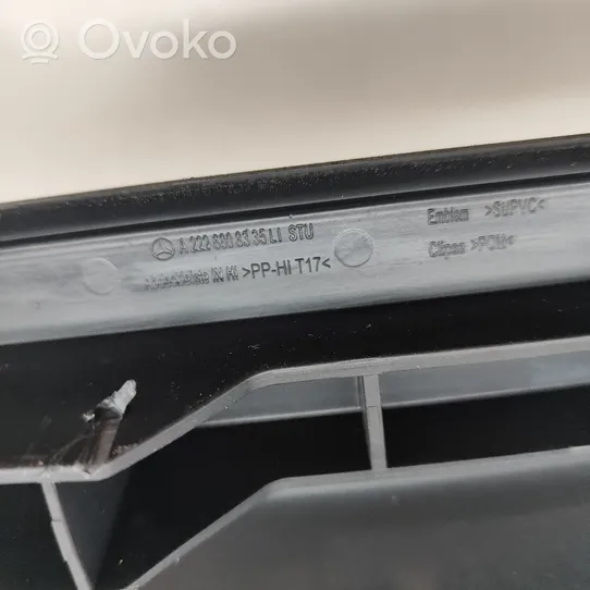 Mercedes-Benz S W222 Takaoven kynnyksen suojalista A2226808335