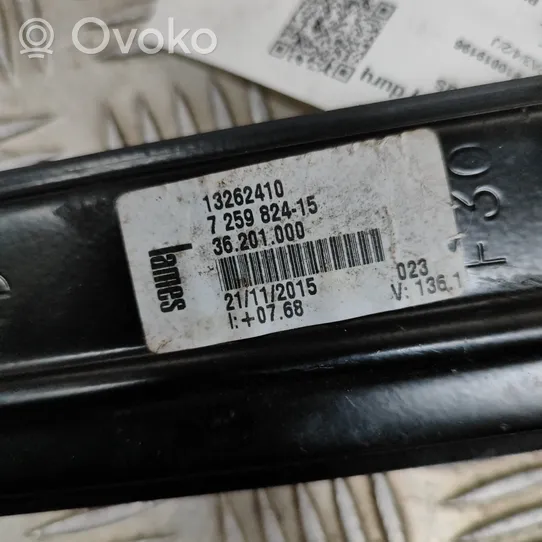 BMW 3 F30 F35 F31 Priekinio el. lango pakėlimo mechanizmo komplektas 7259824