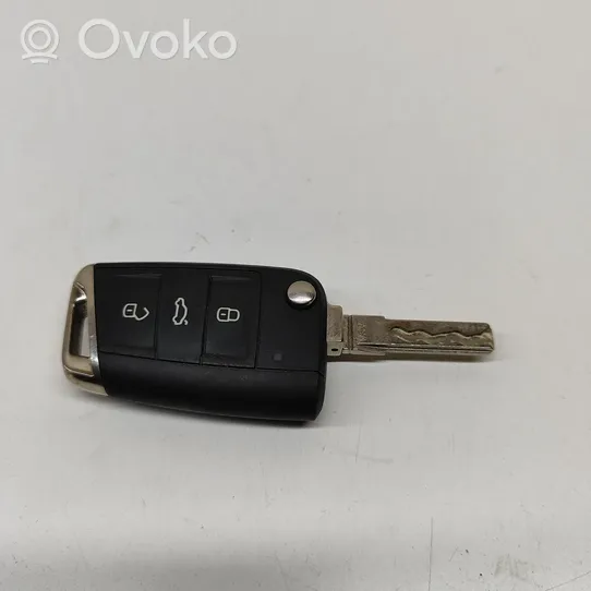 Volkswagen Golf VII Ignition key/card 5G0959752AD