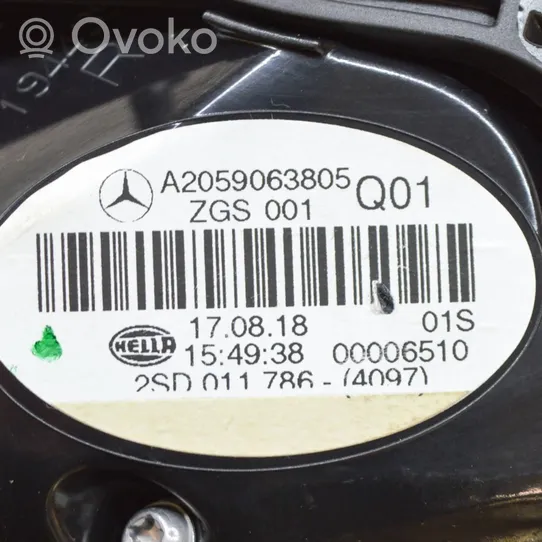 Mercedes-Benz C AMG W205 Takaluukun takavalot A2059063805