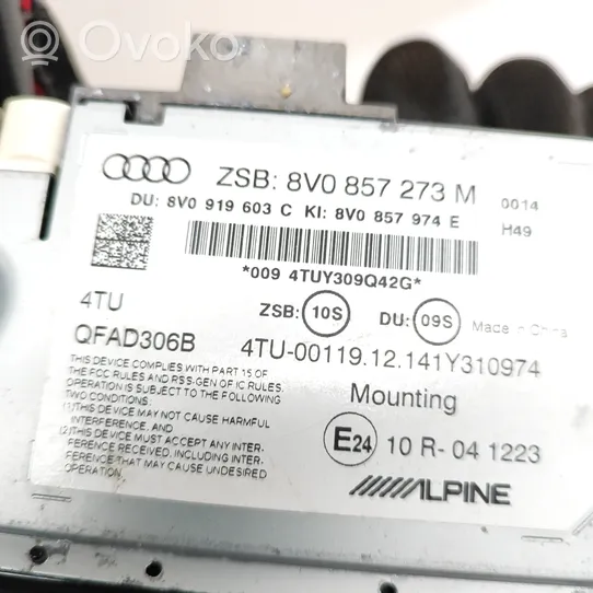 Audi A3 S3 8V Monitor / wyświetlacz / ekran 8V0857273M