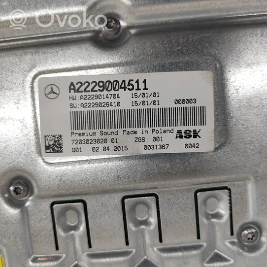 Mercedes-Benz S W222 Amplificatore A2229004511