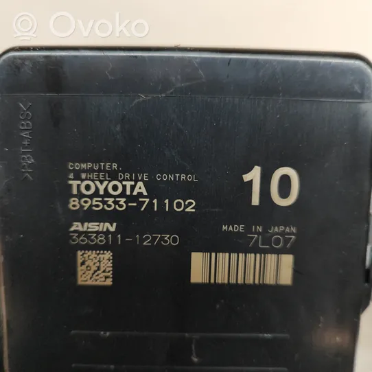 Toyota Hilux (AN120, AN130) Module de contrôle de boîte de vitesses ECU 8953371102