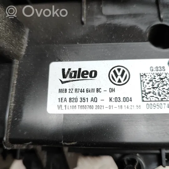 Volkswagen ID.4 Scatola climatizzatore riscaldamento abitacolo assemblata 1EA820351AQ