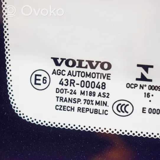 Volvo S90, V90 Заднее боковое стекло кузова 31385504