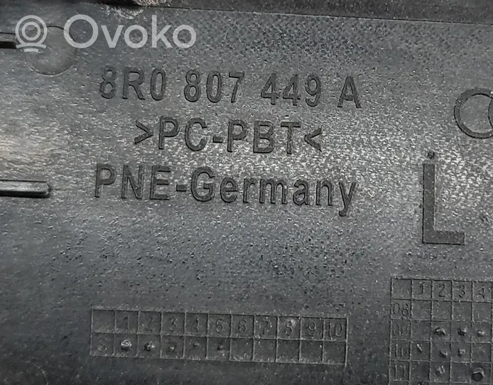 Audi Q5 SQ5 Galinis tempimo kilpos dangtelis 8R0807449A