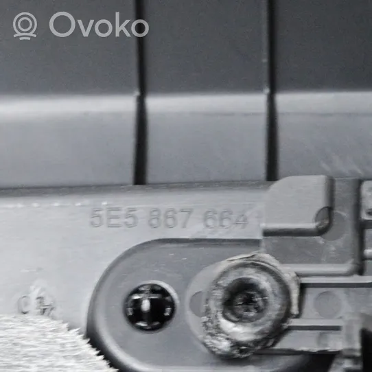 Skoda Octavia Mk3 (5E) Garniture panneau de porte arrière 5E5867664