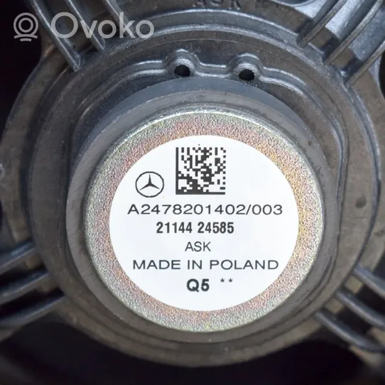 Mercedes-Benz EQA Elektriskā loga pacelšanas mehānisma komplekts A2477309301