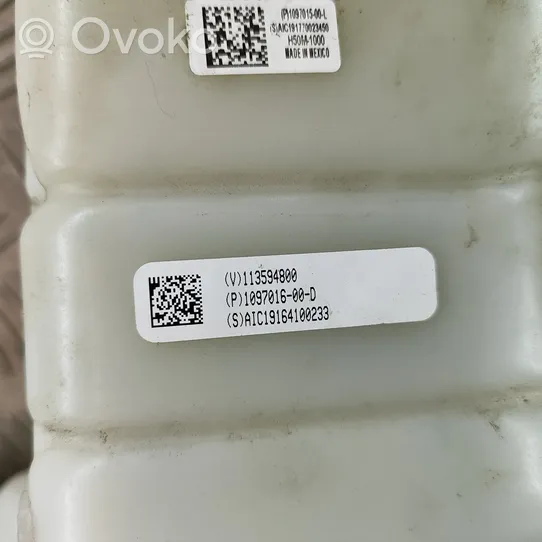 Tesla Model 3 Vase d'expansion / réservoir de liquide de refroidissement 109701600D