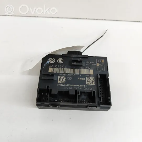 Volkswagen Sharan Door control unit/module 7N0959792E