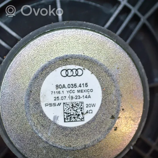 Audi Q5 SQ5 Haut-parleur de porte avant 80A035415