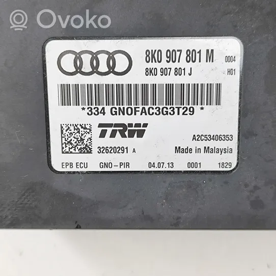 Audi A5 8T 8F Takajarrun EMF-ohjainlaite/moduuli 8K0907801M