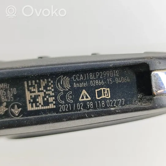 Opel Corsa F Clé / carte de démarrage 9811802277